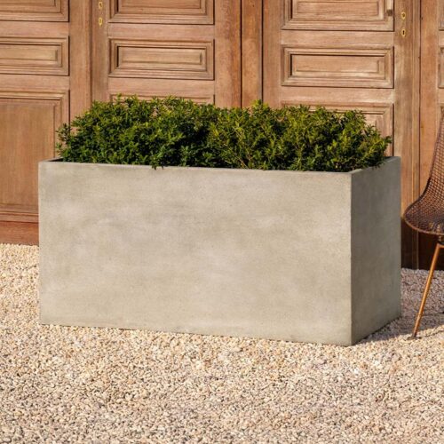48x24x24 Rectangle Planter (Cast Stone Planters Gs