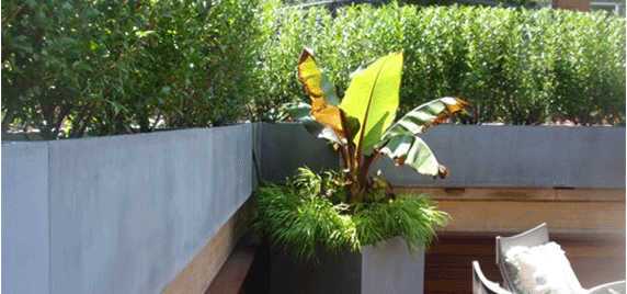 Rooftop Planters aluminum planters are a great choice anywhere