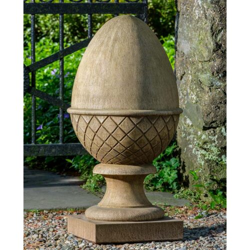 Devonshire Finial (cast Stone In Aged Limestone)
