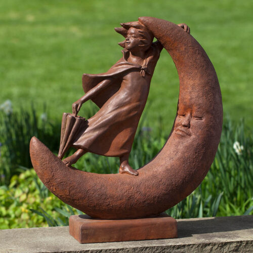 Once Upon A Moon (cast Stone In Ferro Rustic Nuovo)