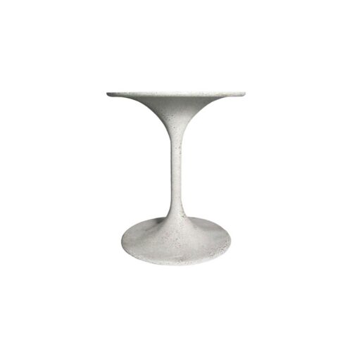 Spindle Side Table (fiberglass Resin And Aggregate)