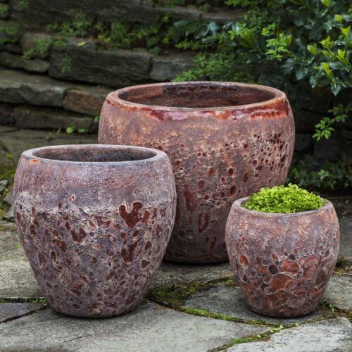 Symi Planters (terracotta In Angkor Red Finish)