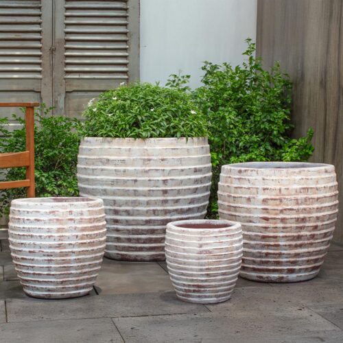 Talia Planter Set (Terracotta in Murano Sol)
