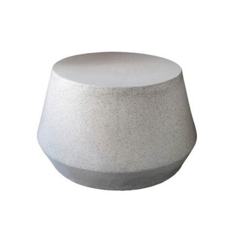 Tom Coffee Table (fiberglass Resin And Aggregate In Gray Stone Finish)