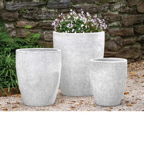 Trentino Planters (terracotta In White Coral)