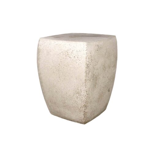 Van Dyke Stool (fiber Resin And Aggregate In Natural Stone)