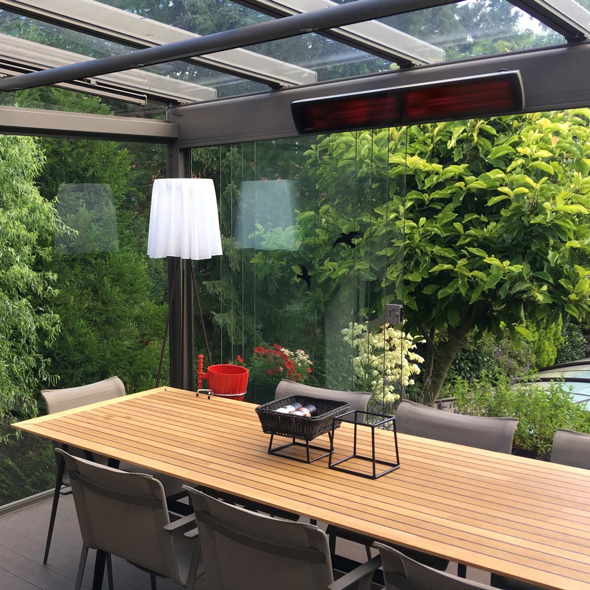 Vision 3200w Electric Radiant Heater Solarium Install